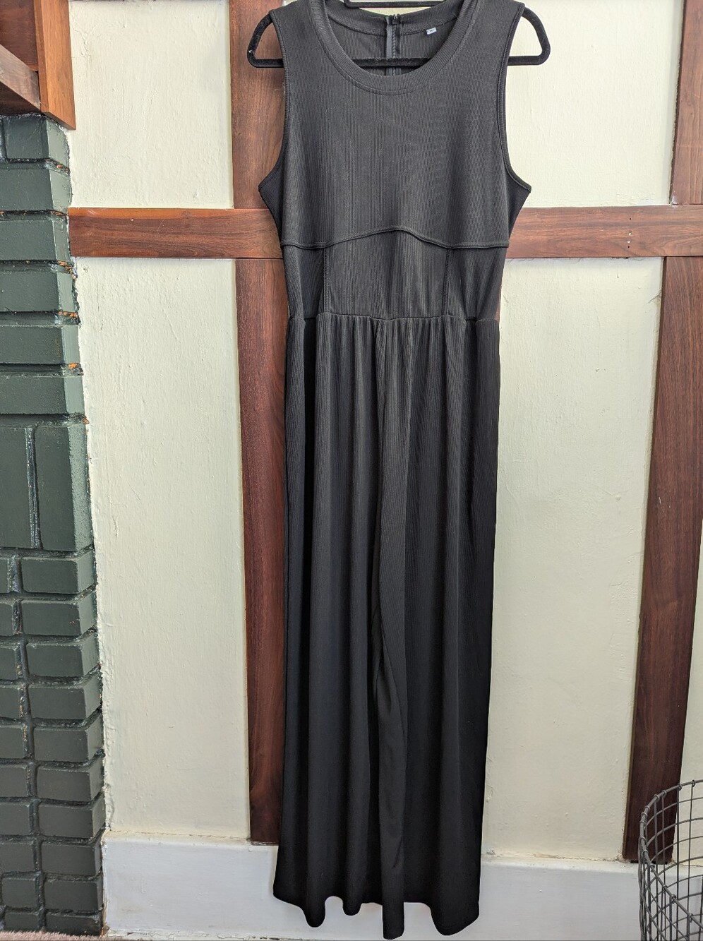 Black Sleeveless Jumpsuit XL